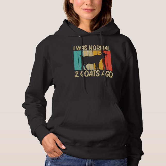 Pull À Capuche Chèvre cool Pour Hommes Femmes Agricultrice Chèvre (Devant)