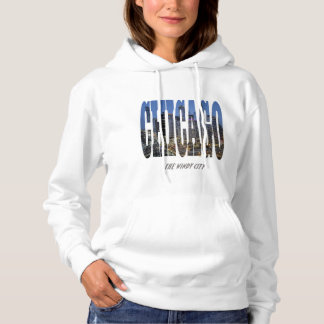 Pull À Capuche Chicago Skyline