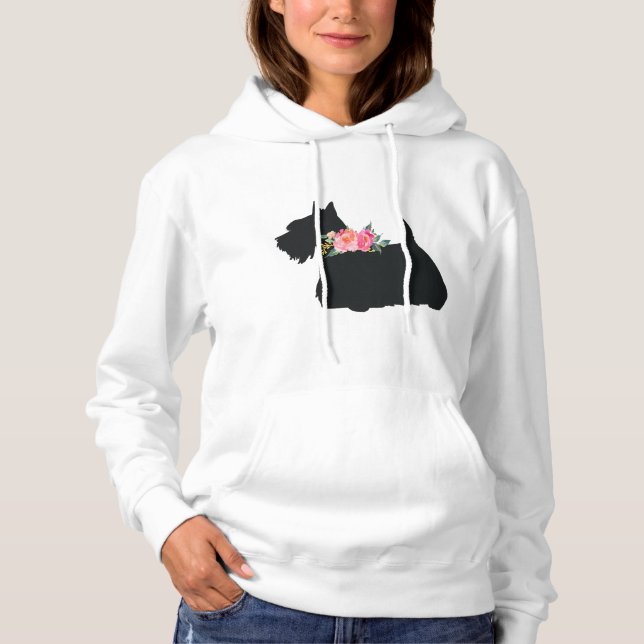 Pull À Capuche Chien écossais Terrier Scottie (Devant)