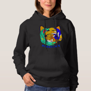 Pull À Capuche Chien-taureaux français coloré