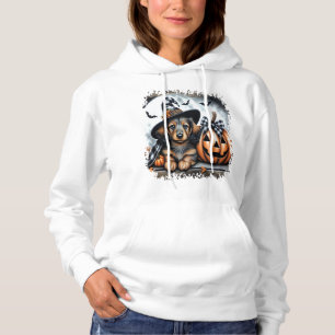 Pull À Capuche Chien teckel Halloween