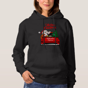 Pull À Capuche Chihuahua Avec Le Père Noël En Ramassage Rouge