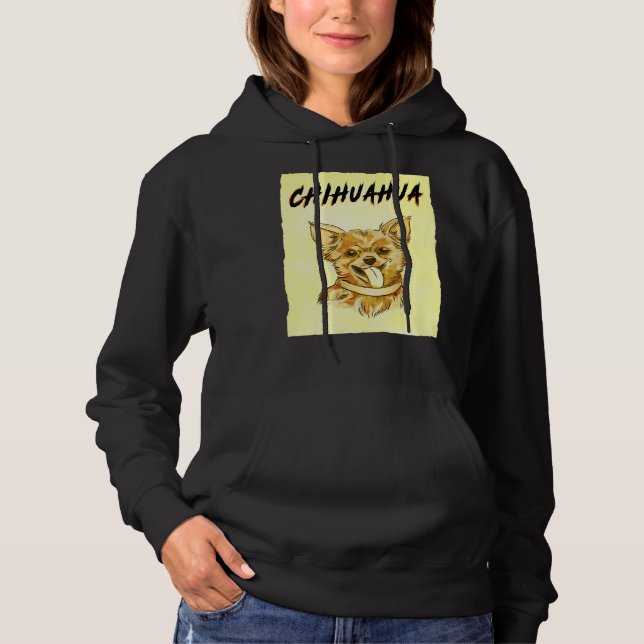Pull À Capuche Chihuahua Vintage (Devant)