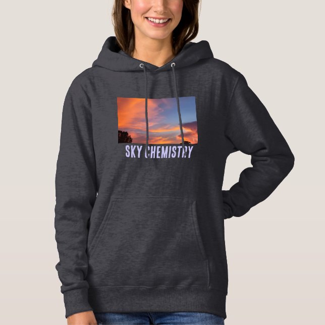 PULL À CAPUCHE CHIMIE DU CIEL (Devant)