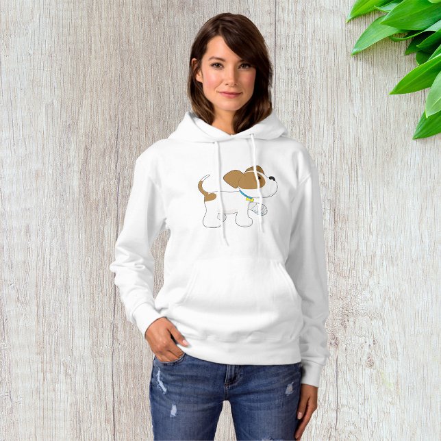 Pull À Capuche Chiot blessé avec patte bandée (Créateur téléchargé)