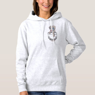 Pull À Capuche Chiot mignon de Weimaraner de poche
