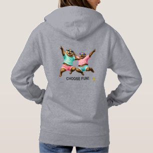Pull À Capuche Choisissez le duo de loutres amusantes