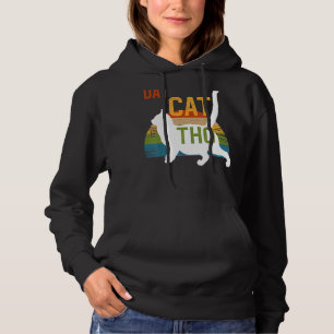 Pull À Capuche Chonk Chat Meme Tout sur Dat Chonky les années 70