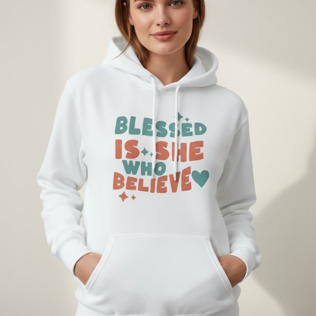 Pull À Capuche christian sweatshirts, faith hoodie, blessed  (Créateur téléchargé)