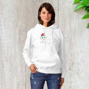 Pull À Capuche Christmas Cat