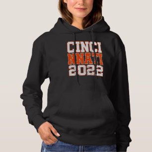 Pull À Capuche Cincy 'nati Matching Family Couple Travel 2022 Fun