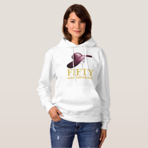 Pull À Capuche Cinquante et fabuleuse élégante femme invitée d'ho