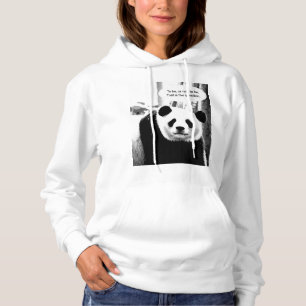 Pull À Capuche Citation de hameau Panda Bear Élégantes femmes Mod