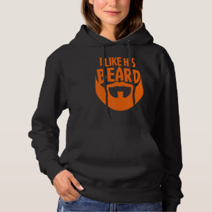 Pull À Capuche Citation de la barbe J'aime sa barbe 2
