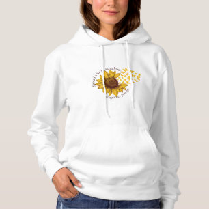 Pull À Capuche Citation de tournesol