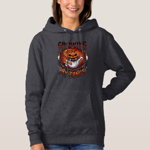 Pull À Capuche Citrouille de vampire aux crocs croissants Chauves