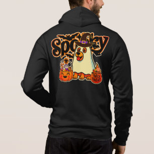 Pull À Capuche Citrouille d'Halloween fantôme