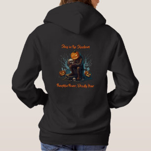 Pull À Capuche 🖤 Citrouille d'Halloween noir 🎃
