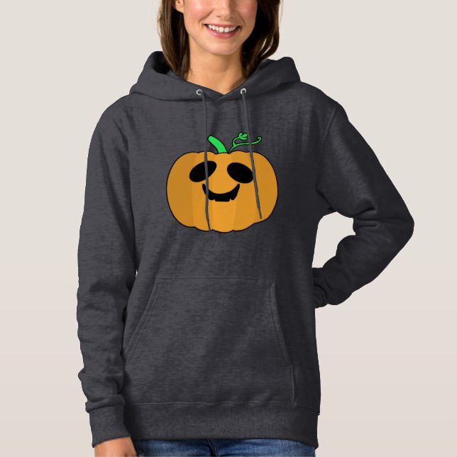 Pull À Capuche Citrouille effrayante Halloween V2 (Devant)