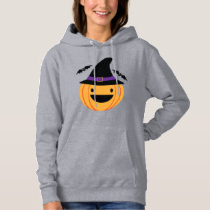Pull À Capuche Citrouille Halloween Jack O Lantern Chauve-Souris