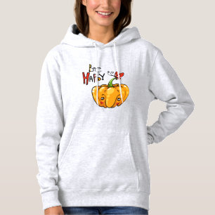 Pull À Capuche Citrouille mignon "Hi"