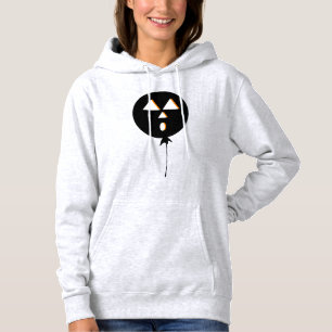 Pull À Capuche Citrouille orange noire ballon Halloween
