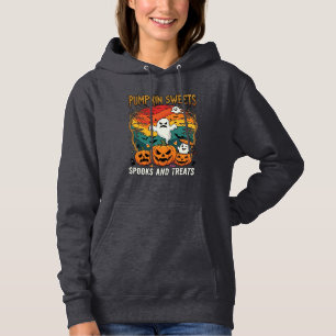 Pull À Capuche Citrouille Sucreries Esprits Traitements Halloween