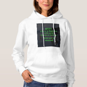 Pull À Capuche Cliquez et remplacez facilement l'image pour créer
