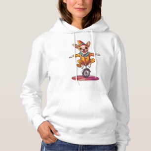 Pull À Capuche Clown Chihuahua � Chien de Cirque Amusant
