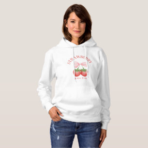 Pull À Capuche Club Filles fraises esthétique