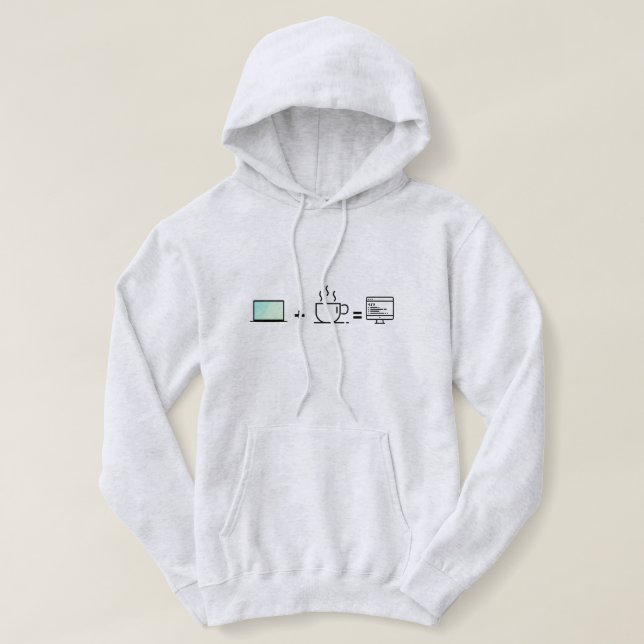 Pull À Capuche coder (Design devant)