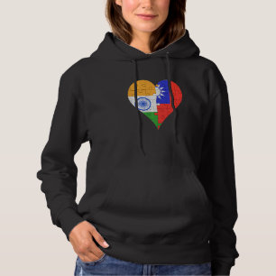 Pull À Capuche Coeur du drapeau taïwanais