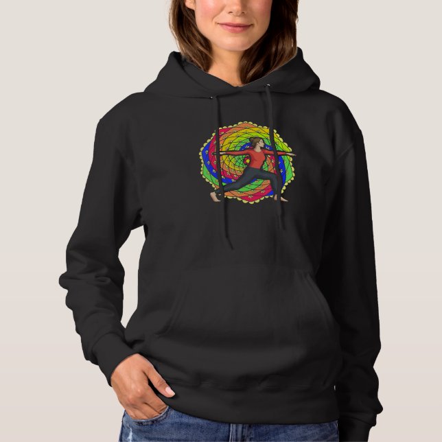 Pull À Capuche Colorful Mandala Yogi Meditation Namaste Buddhist  (Devant)