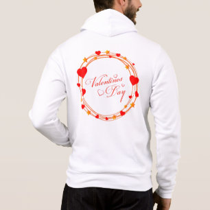 Pull À Capuche Conception de cercle de la Saint-Valentin-25695