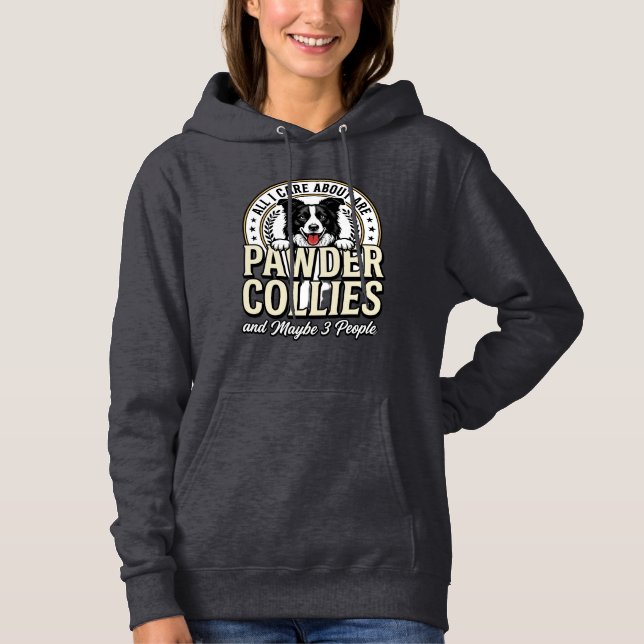Pull À Capuche Conception de chemise drôle pour amateur de chien  (Devant)