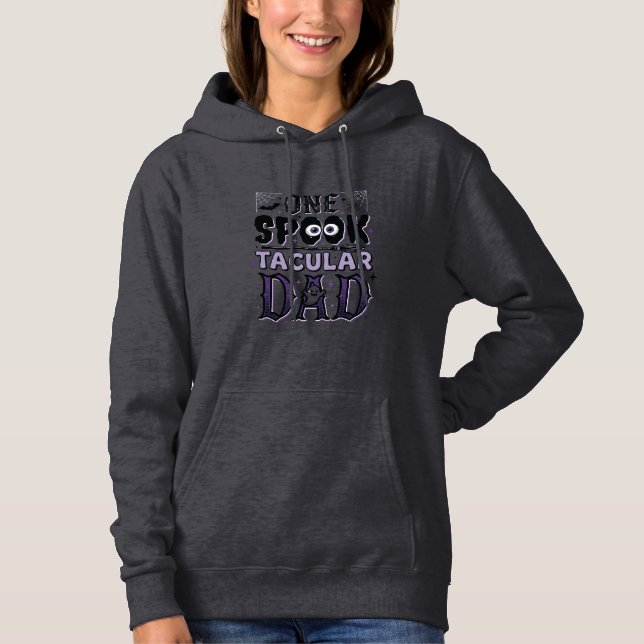 Pull À Capuche Conception de chemise Halloween pour papa rétro Sp (Devant)
