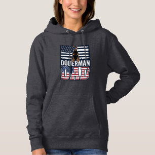Pull À Capuche Conception de chemise pour chien patriotique Dober