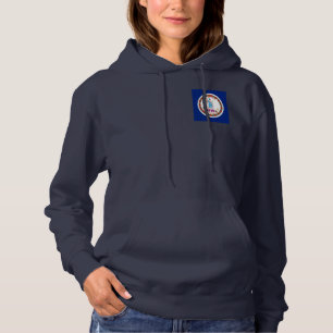 Pull À Capuche Conception de drapeau d'état de la Virginie