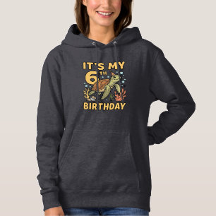 Pull À Capuche Conception de gravure vintage tortue marine 6e ann