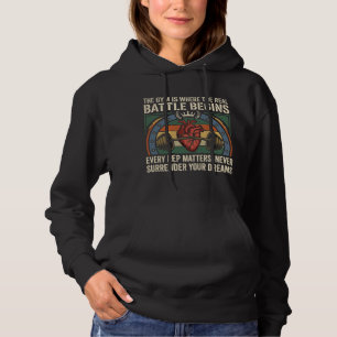 Pull À Capuche Conception de motivation de gym pour début de bata