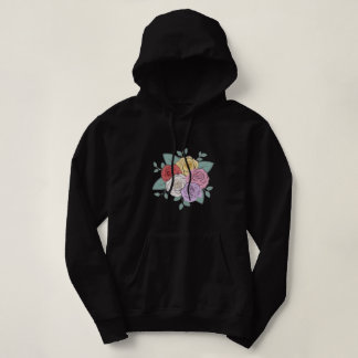 Pull À Capuche Conception de sweat-shirt Lovely Rose Girl Vibes