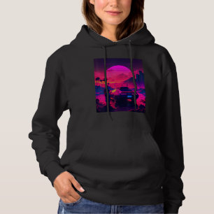 Pull À Capuche Conception de synthwave retrowave pour la musique