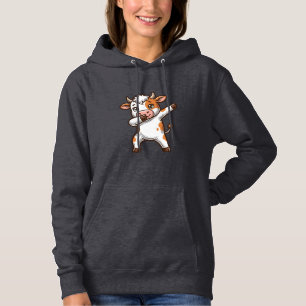 Pull À Capuche Conception de T-Shirt de gravure vintage de vache 