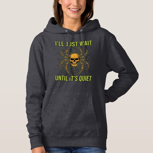 Pull À Capuche Conception de T-Shirt Halloween drôle de crâne vin (Devant)