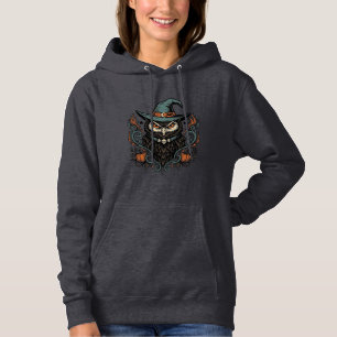 Pull À Capuche Conception de vecteur de chapeau de sorcière de hi