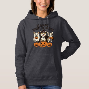 Pull À Capuche Conception de vecteur de chien de Halloween de Cor