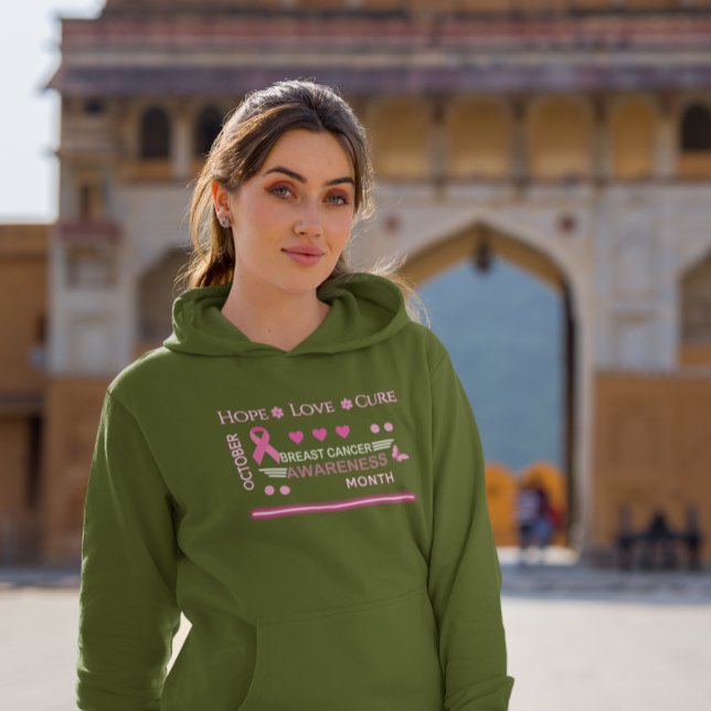 Pull À Capuche Conception du Mois de sensibilisation au cancer du (Créateur téléchargé)