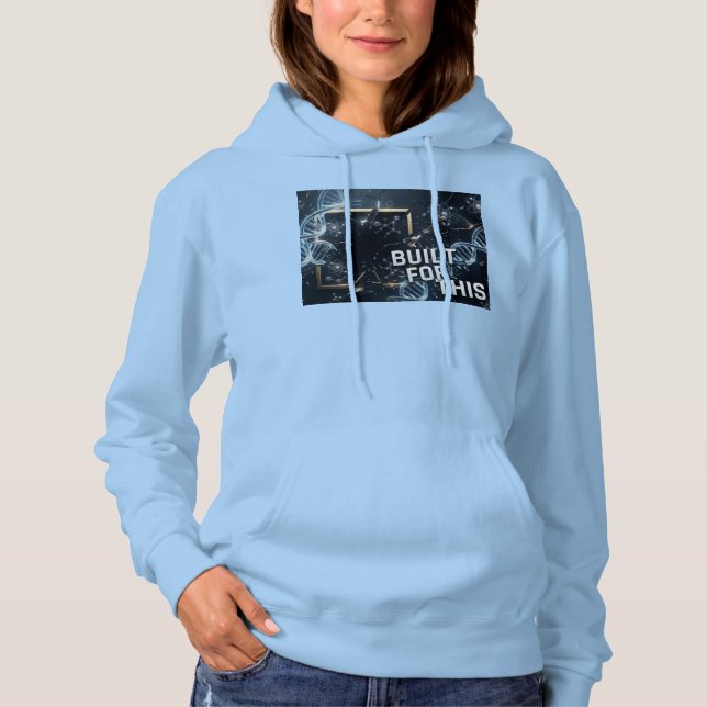 Pull À Capuche Conçu Pour Cela – Graphisme Scientifique ADN Minim (Devant)