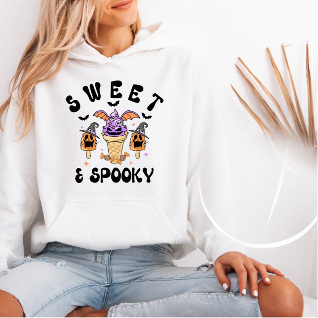Pull À Capuche Cones de crème glacée Monster doux et Éffrayant (Créateur téléchargé)