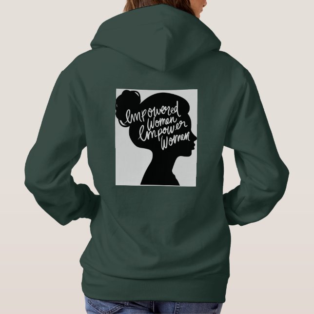 Pull À Capuche Connecté, autonome, inspiré - Motivationnel (Dos)